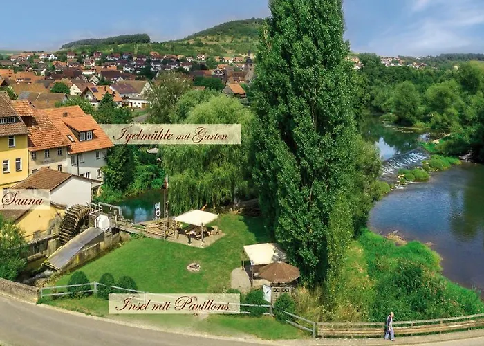 175 Qm Schwanennest, In Der Romantischen Roedermuehle An Der Fraenkischen Saale In Deutschlands Mitte, 8 Km Zur A7